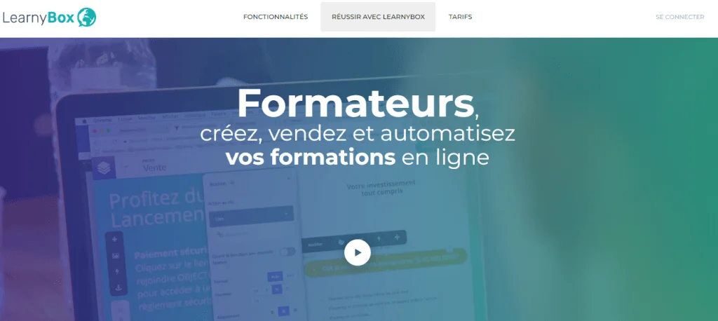 learnybox pour vendre des formations en ligne