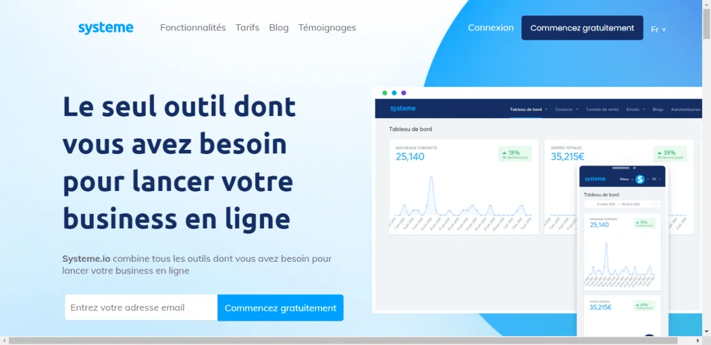 system io le logiciel de marketing par email