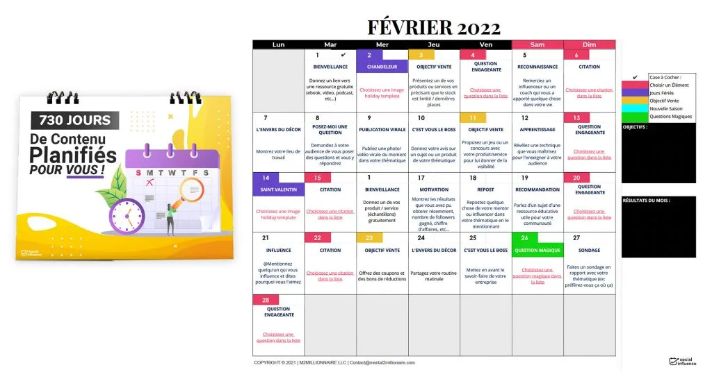 Planificateur de contenu. Le Calendrier Marketing De Contenu Pour Les Réseaux Sociaux