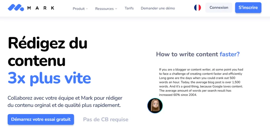 markcopy.ai une alternatives à screeber