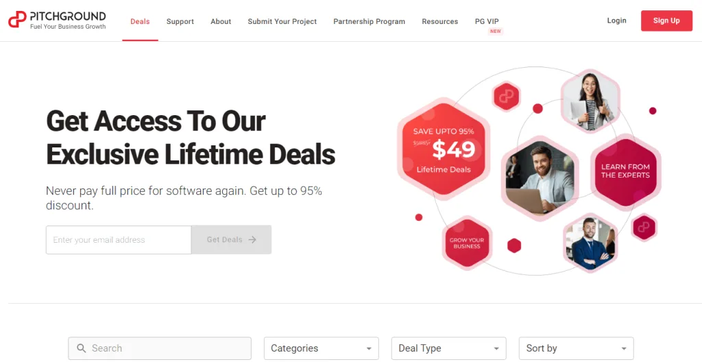 pitchground, achat et vente des produits SaaS