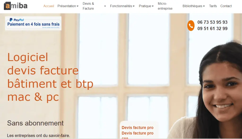Amiba  le logiciel bâtiment