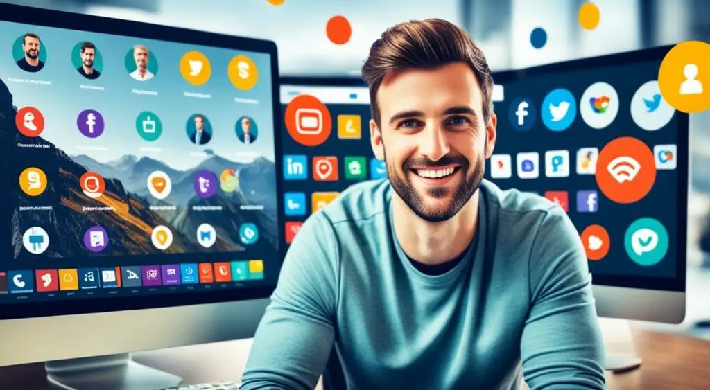 présence en ligne avec vidéo IA