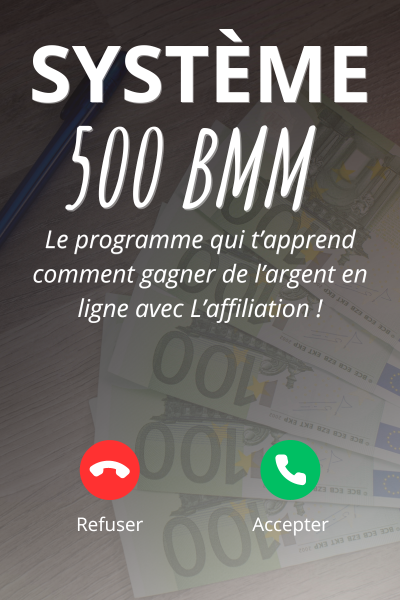 Découvrez le SECRET pour Gagner +500€ / mois avec l'Affiliation en travaillant seulement 30 min / jour...