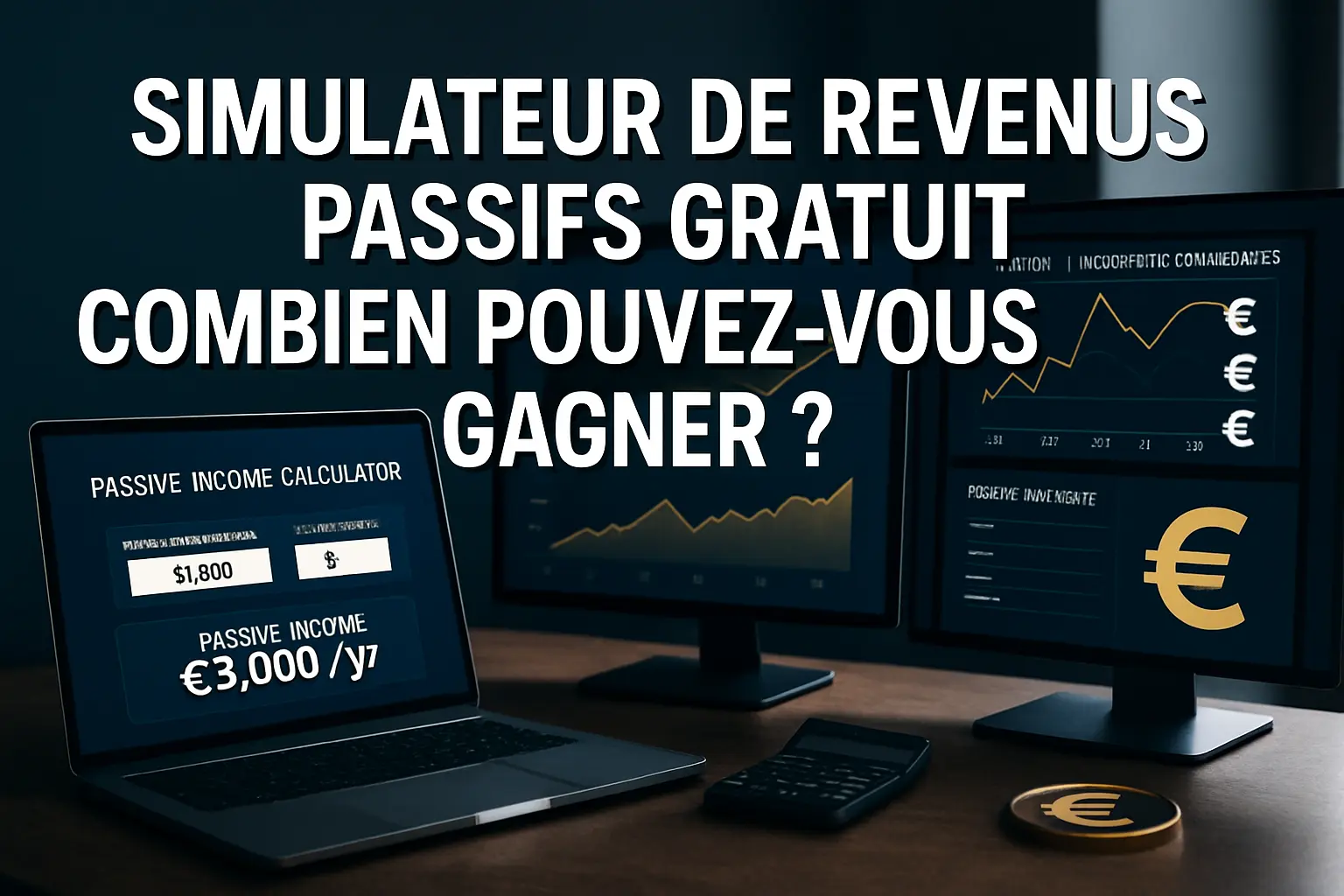 Simulateur de Revenus Passifs Gratuit | Combien Pouvez-Vous Gagner ?