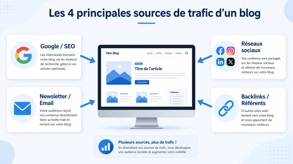 Augmenter le Trafic d'un Blog Gratuitement en 2026