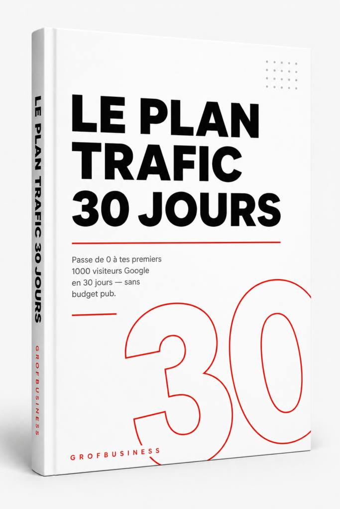 le plan TRAFIC 30 jours