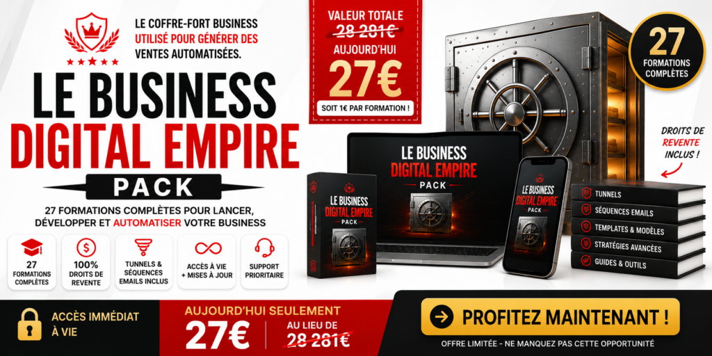 Pack PLR Français : 27 Formations avec Droits de Revente — Avis Complet 2026