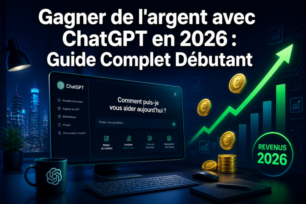 Gagner de l'argent avec ChatGPT